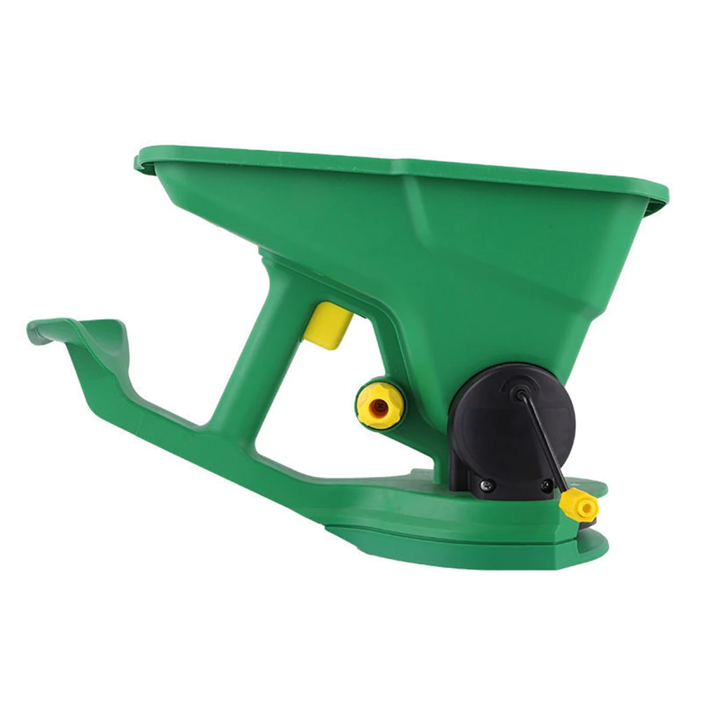 1.5L Gardener Hand Held Seed Spreader 5 Gear Energy Saving Portable Spreader Gardening Seed for Garden Lawn