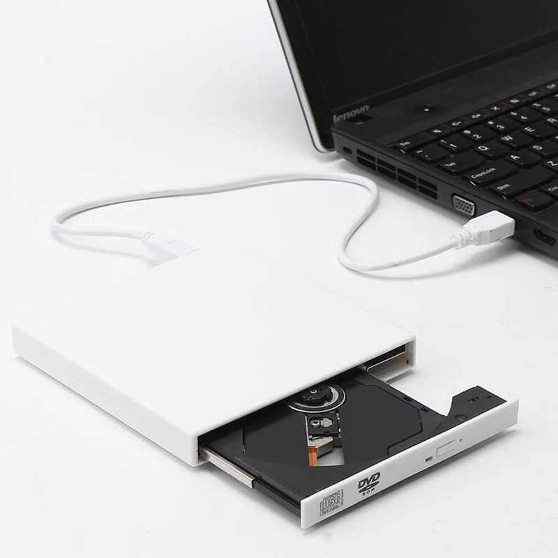 

Внешний оптический привод DVD ROM USB 2,0 для ПК с Windows и ноутбуком
