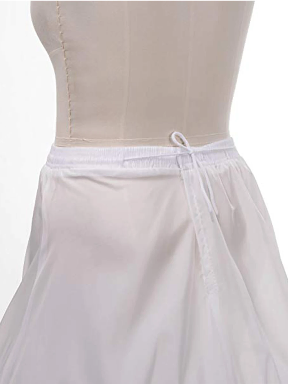 Women's Hoops Petticoat Bridal Half Slips Underskirt Wedding Dress Ball Gown Bride Pannier Crinoline 2