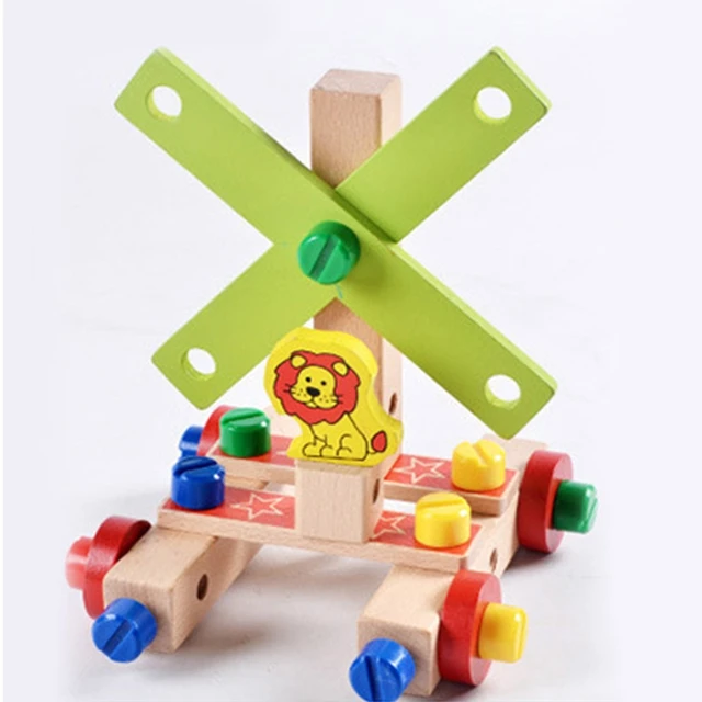 Simulation Chair Building Block Toy Montessori Pretend Game STEM Toy DIY Creative Stacking Block Toddler Learning Set 2