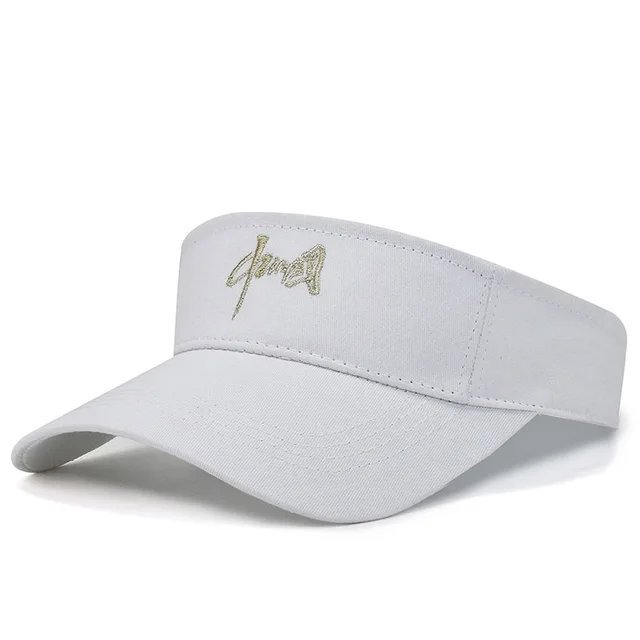  - Spring Summer Women Sun Hats UV Protection Top Empty Hat Men's Cap Adjustable Cotton Visor Sports Tennis Golf Running Sunscreen