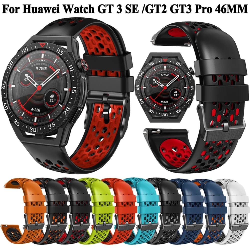 Per Huawei Watch Gt 3 Se Cinturino In Silicone Per Huawei Watch Gt2 Gt3 Pro 46Mm Watch 3 Pro Smartwatch 22Mm Bracciali Traspiranti