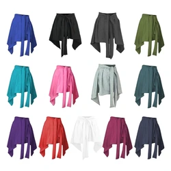 Women Tennis Yoga Tie Up Skirt Ballet Sports Wrap Short Skirts Cover Up Shawl H9ED