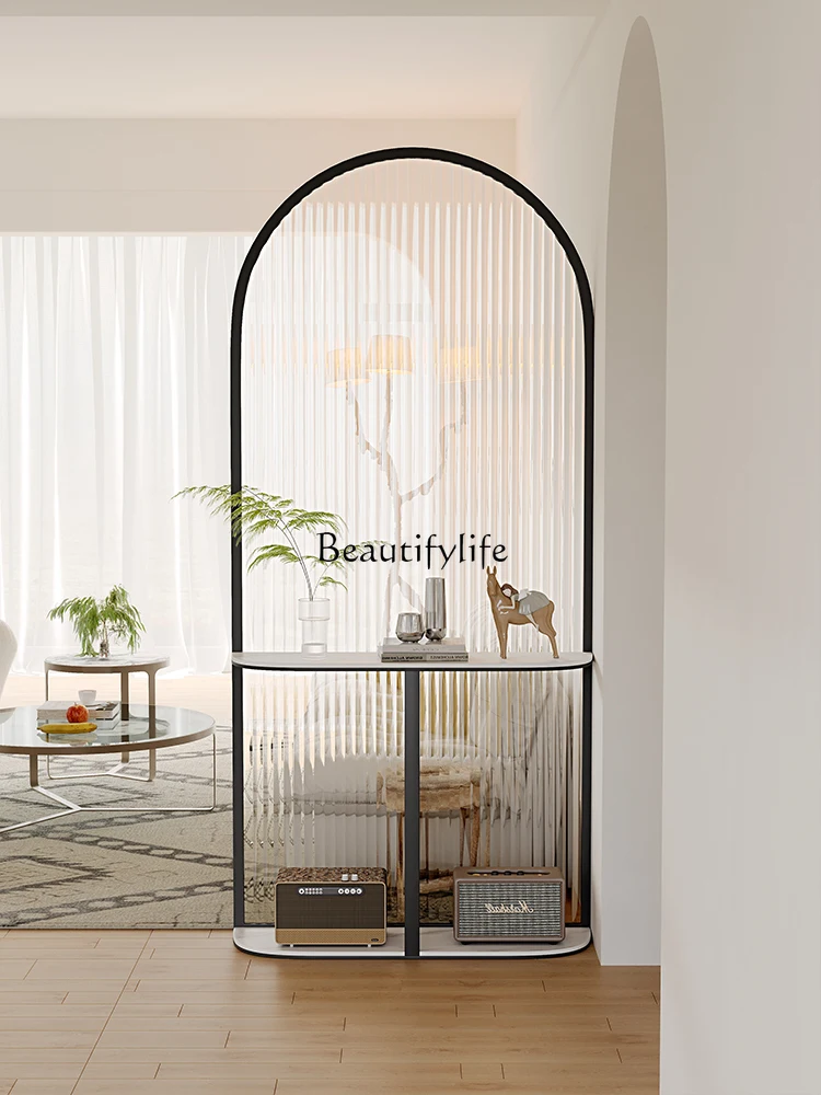 

Screen Partition Wall Tempered Changhong Glass Living Room Entrance Decoration Domestic Modern Simple Hallway