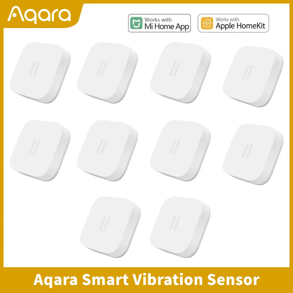 Aqara Smart Vibration Sensor Zigbee Motion Shock Sensor Detection Alarm Monitor Built In Gyro