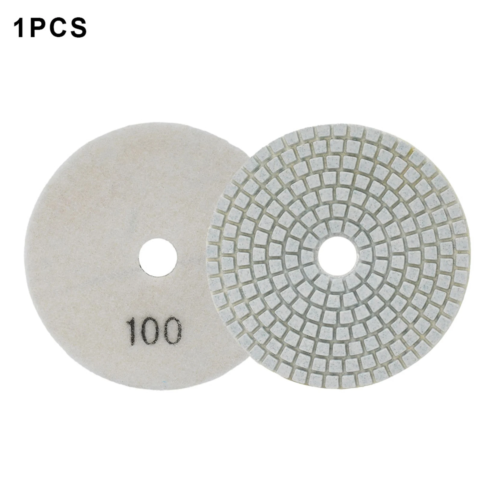 4 Diamond Polishing Pad for Wet/Dry Sanding and Polishing of Granite, Concrete, Marble, Glass, and Stone Surfaces