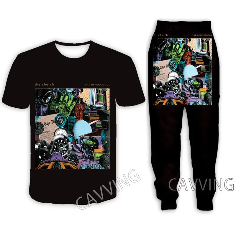 

The Church Band 3D Print Casual T-shirt + Pants Jogging Pants Trousers Suit Clothes Women/ Men's Sets Suit Clothes