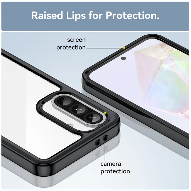Vibrant Transparent TPU Protective Case - Clear and Colorful Cover