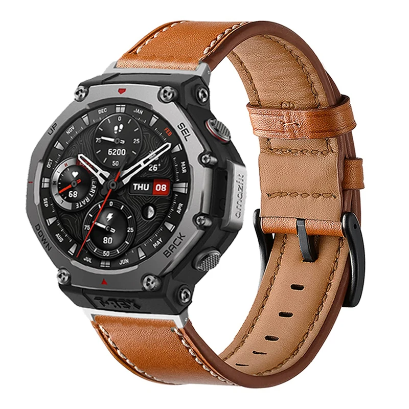 Vintage Leather Watch Band for Smartwatches - Classic Strap in Retro Style