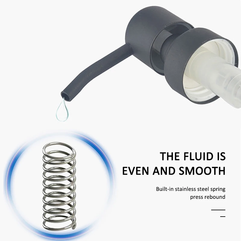 1pc 304 Stainless Steel Hand Liquid Soap Pump Dispenser Head Nozzle for Bathroom Kitchen Foam Soap Shampoo Dispenser Accessories