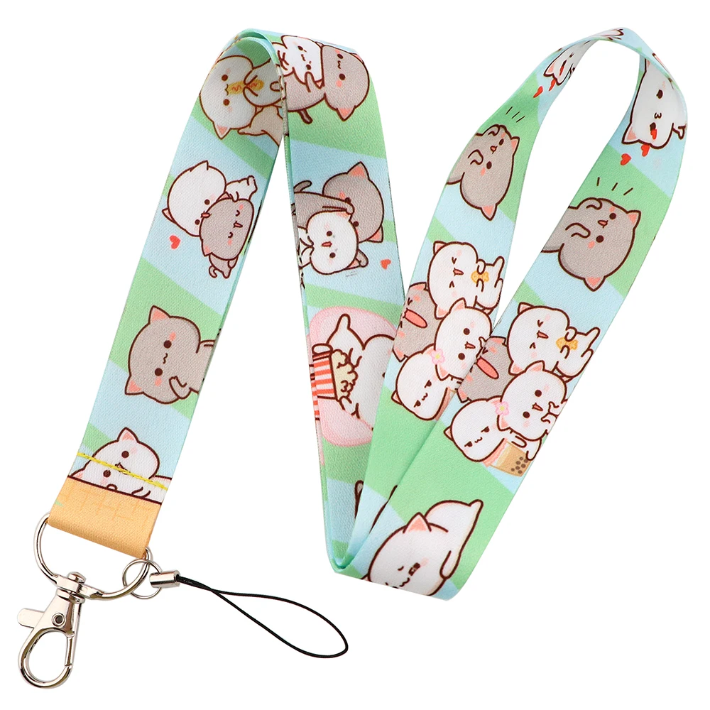 Chic Art-Inspired Lanyard with Badge Holder & Charm Accessories - Perfect