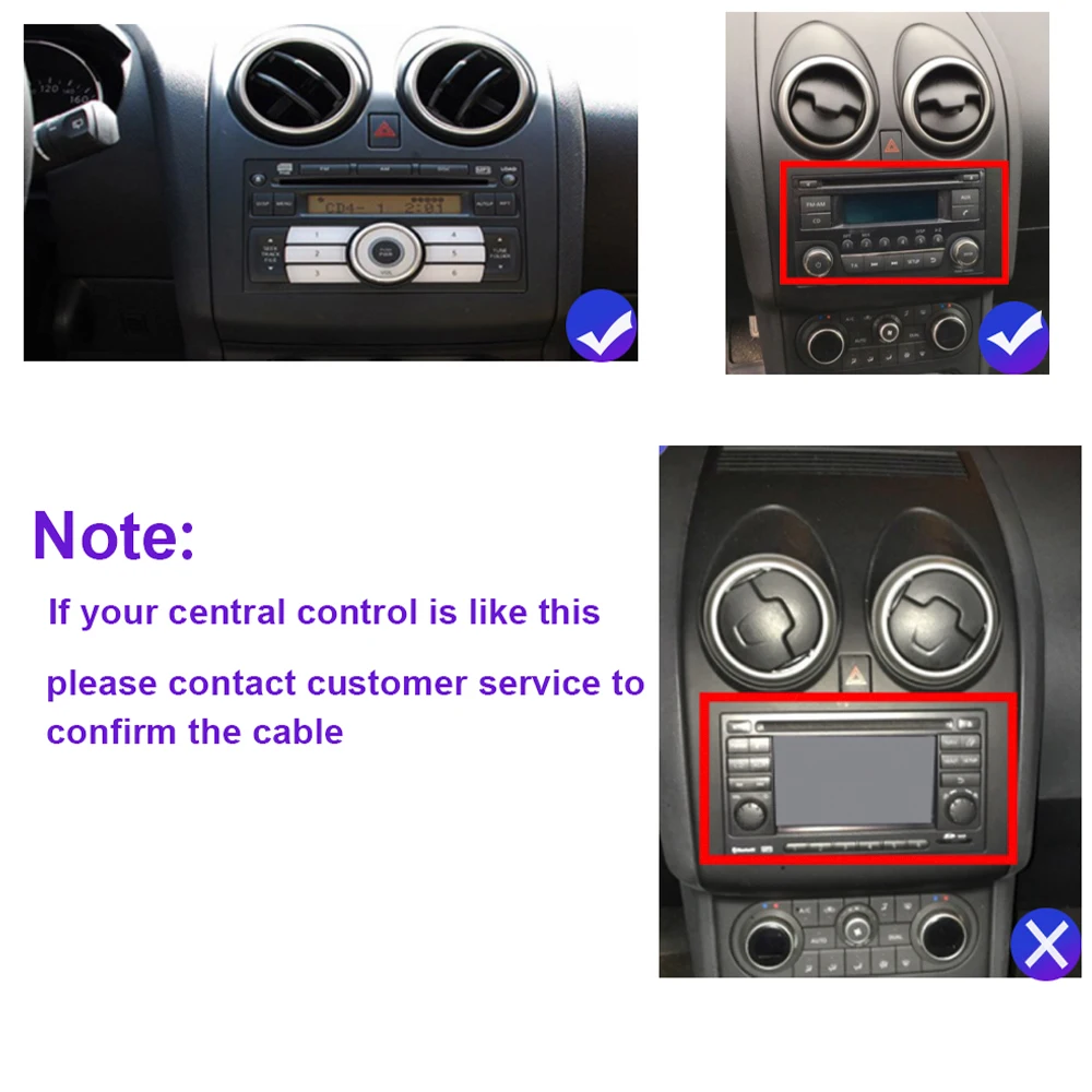 AUTORADIO NISSAN QASHQAI I Phase 1 (de Jan-2007 à Fév-2010) 2008