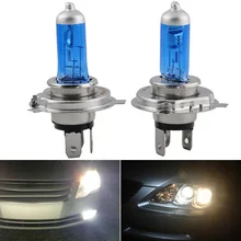 

2Pcs H4/HB2 9003 Car Xenon Gas Halogen Headlight Headlamp Lamp Bulbs Blue Shell Suits 12V 55W 6000K Super Bright Driving Light