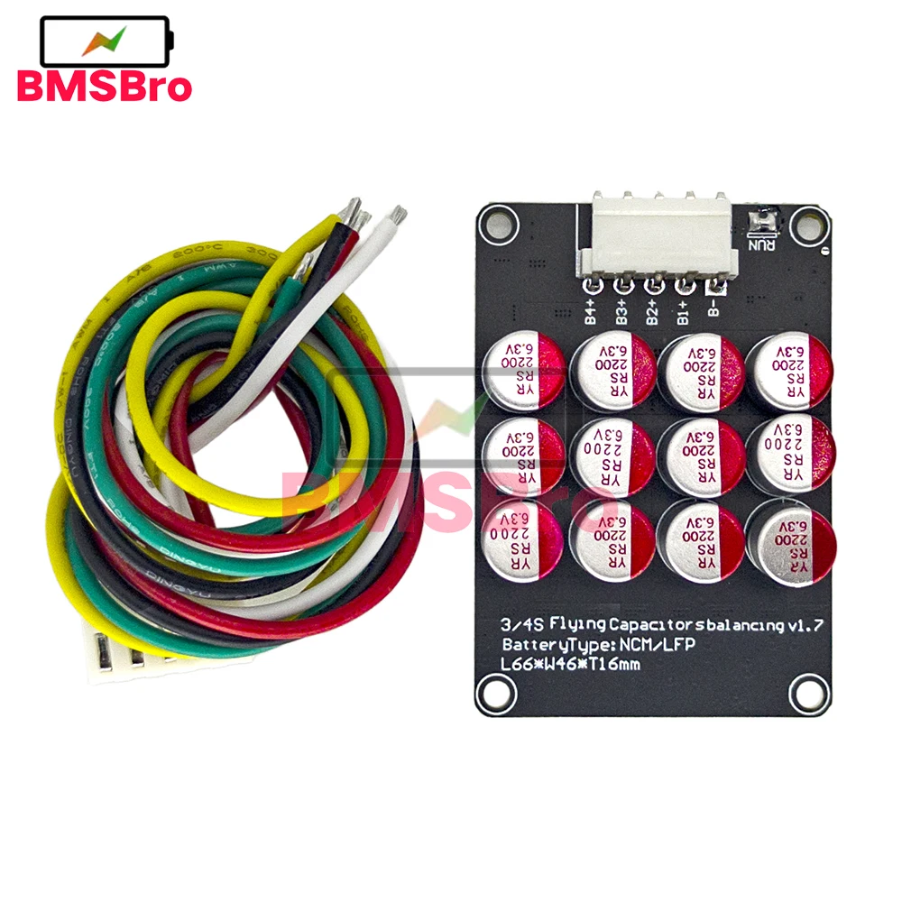 4S 5.5 A BMS NCM LFP Li-ion Lipo Lifepo4 LTO células de Bateria De Lítio Balanceador Ativo Equalizador Para Scooter de Bicicleta Elétrica