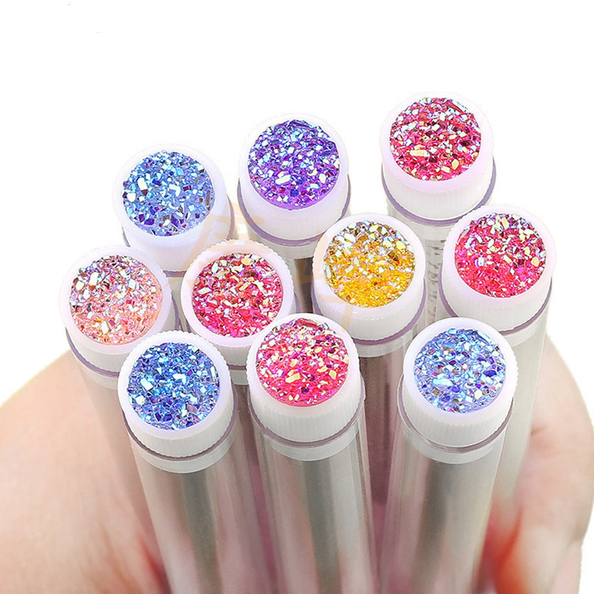 50PCS 방진 속눈썹 브러쉬 튜브 빈 재사용 가능한 속눈썹 마스카라 완드 케이스 눈썹 빗 메이크업 어플리케이터 컨테이너 도매