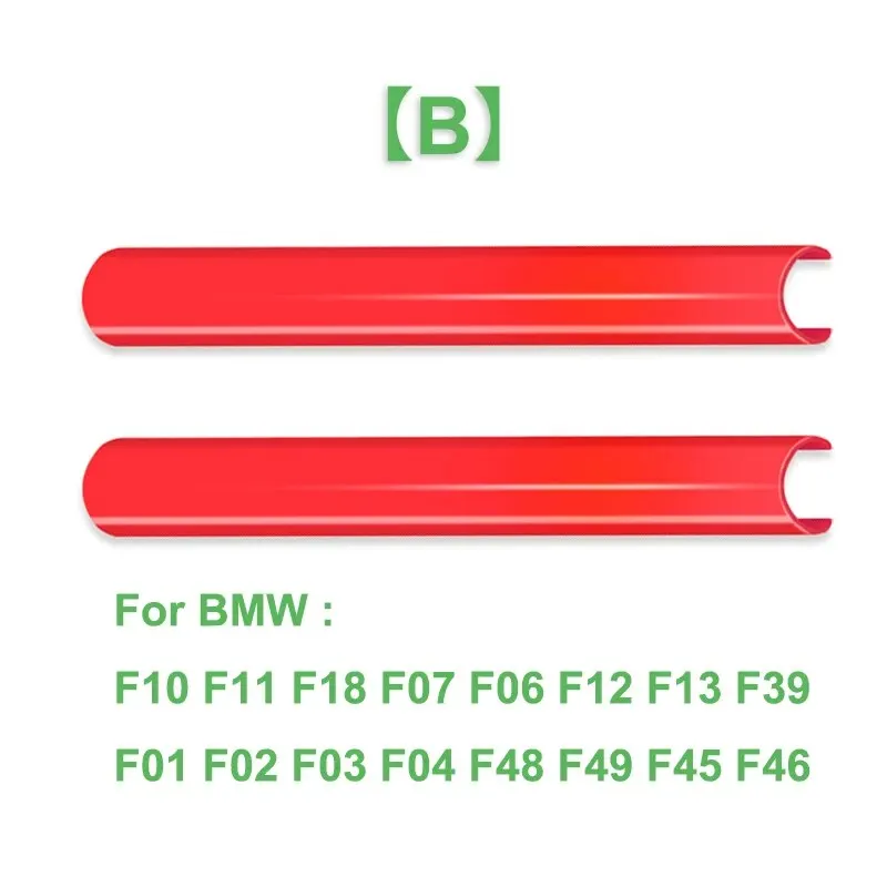 Front Grille Trim Strips - Stylish Decorative Frame Stickers (Set of 2)