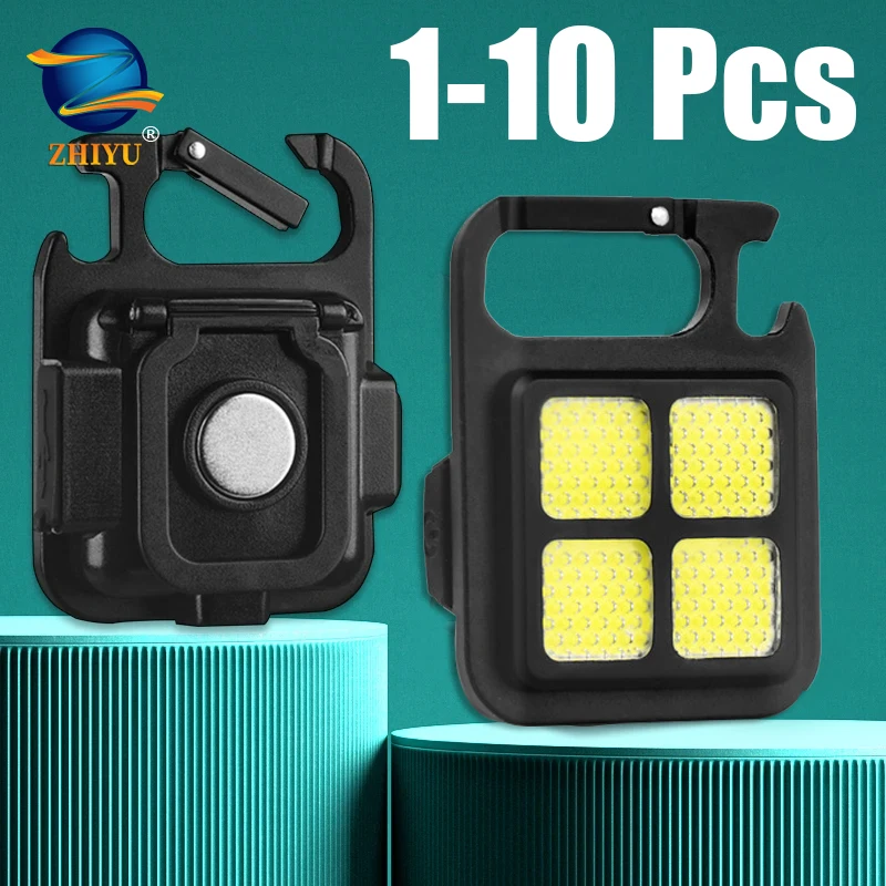 mini-led-flashlight-portable-multifunctional-keychain-light-usb