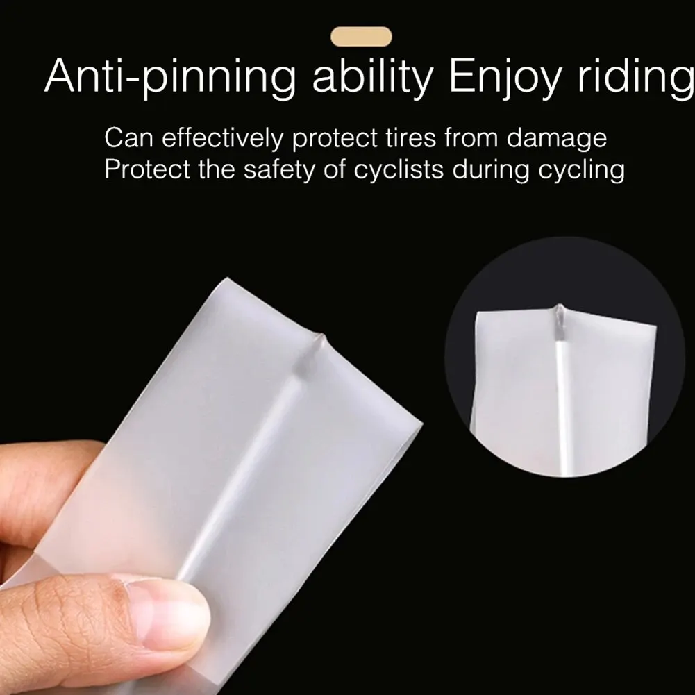 Bicycle Tire Liner Protection Pad - Puncture Proof, Anti-Rolling Inner Tube Mat (2-Pack)