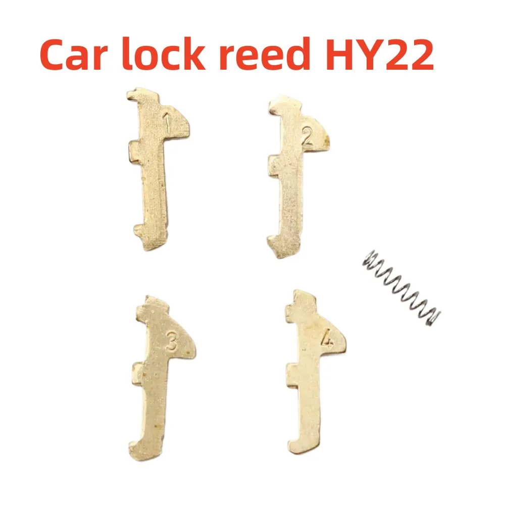 

200Pcs/Lot HY22 Car Lock Reed Brass Material Repairing Work Plate For HYUNDAI/IX30/35/S8/K5/Verna/New Sportage e.t.c