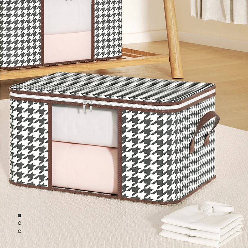 Large Capacity Clothes Storage Bag Foldable Quilt Blanket Storage Containers Bag Moisture Dust Proof Organizer Duvet Sorting Bag 3