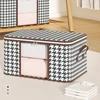 Large Capacity Clothes Storage Bag Foldable Quilt Blanket Storage Containers Bag Moisture Dust Proof Organizer Duvet Sorting Bag 3