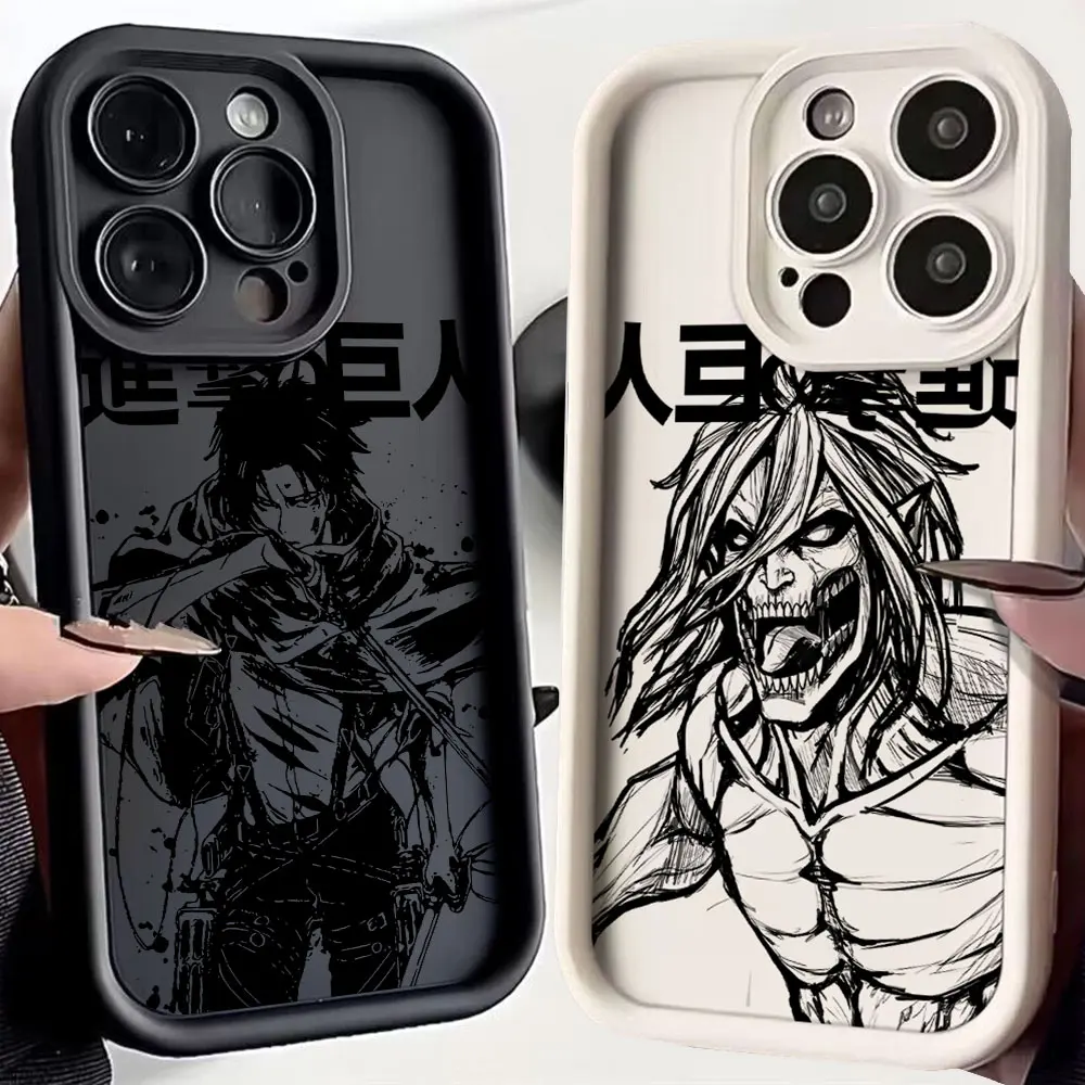 Vibrant Anime Attack on Titan Phone Case