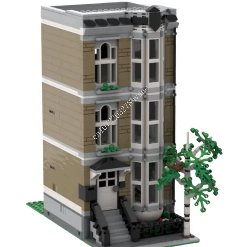 

1226PCS MOC Modular Apartment City Mansion Street View Model Building Blocks Bricks DIY Children birthday toys Christmas gifts