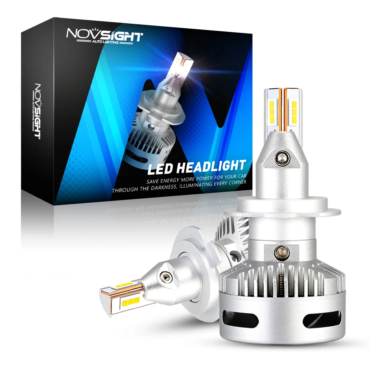 NOVSIGHT Car Projector Headlight H7 Led H7 H11 9005/9006
