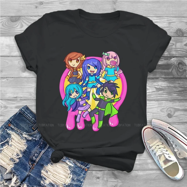 Gacha Life Casual Camiseta extragrande do jogo, Blusas femininas Harajuku  Vintage, Super Krew, Slime feminino roupas - AliExpress