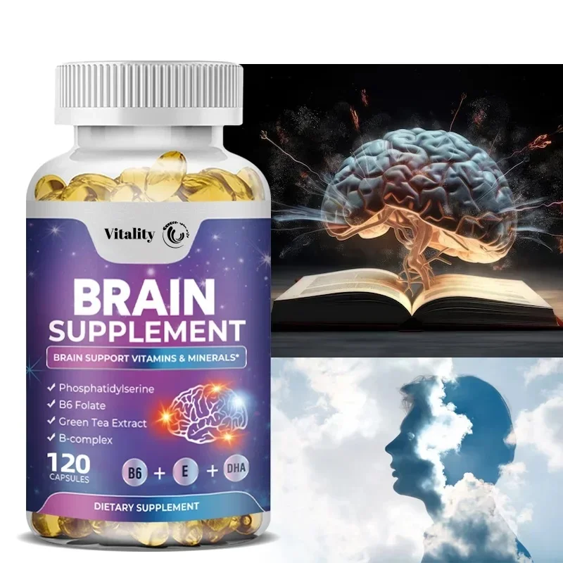 Brain Supplement-Contains Multivitamin And Mineral Extracts To Improve Memory