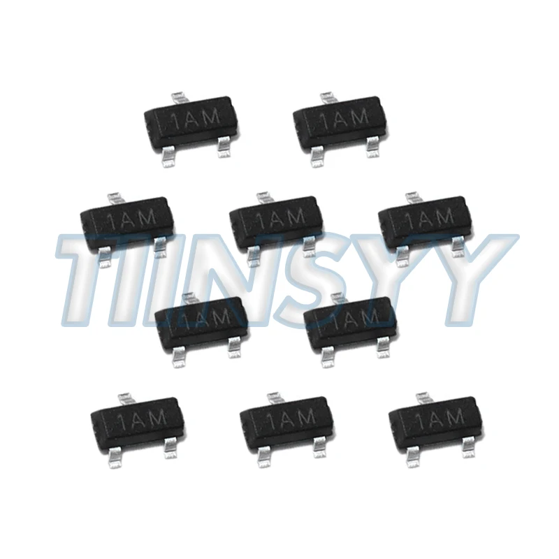 100PCS Transistor Chip MMBT3904 1AM SOT-23 3904 2N3904 SMD SOT
