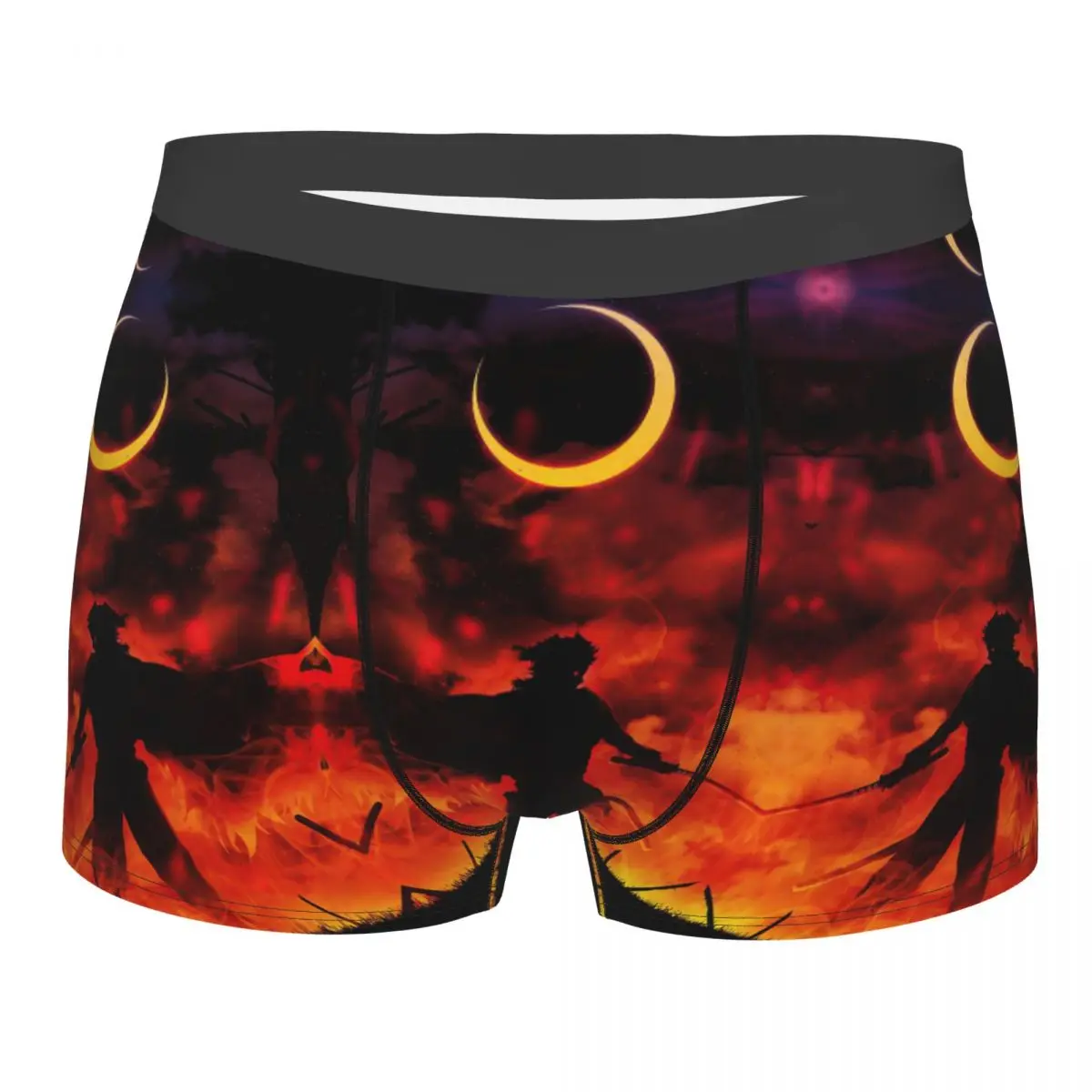 Kimetsu No Yaiba Demon Slayer Men's Boxer Briefs Highly Breathable Underwear High Quality 3D Print Shorts Gift Idea kevin s famous chili men underwear highly breathable top quality gift idea