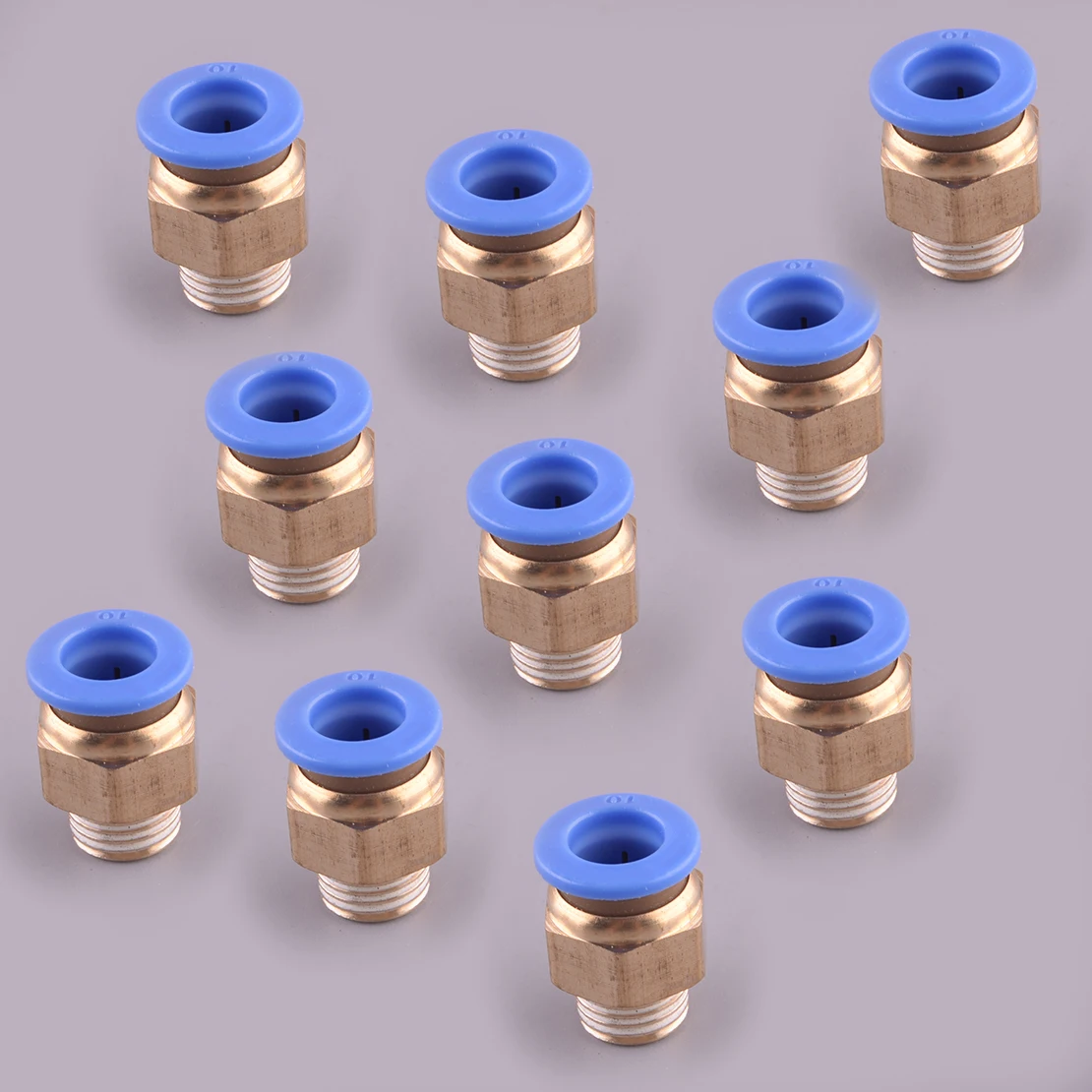 

NEW 10Pcs/set 1/4" Air Push in Connector Tube 10mm Fitting Fit for Coats Tire Changer Machine