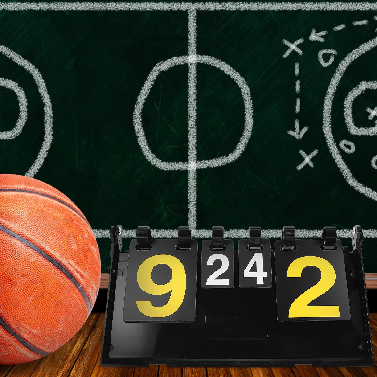 휴대용 Pvc 플립 스코어러 농구 스코어 보드 배드민턴 게임을위한 테니스 스코어 키퍼 재사용 가능한 스포츠 액세서리 경쟁