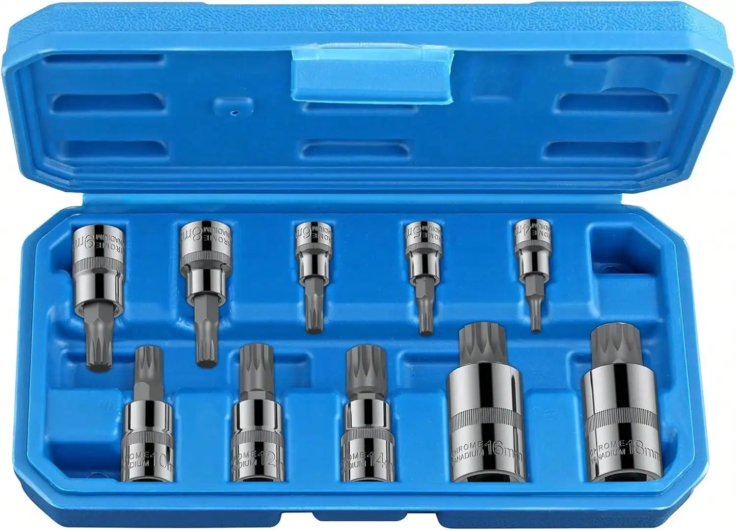XZN Triple Square Spline Bit Socket Set Image 8