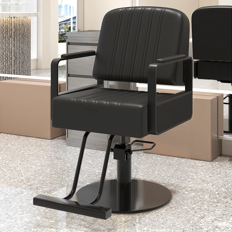 

Luxury Massage Barber Chair Modern Miniature Reclining Salon Barber Chair Prodgf Tabourets Silla De Barbero Italian Furniture