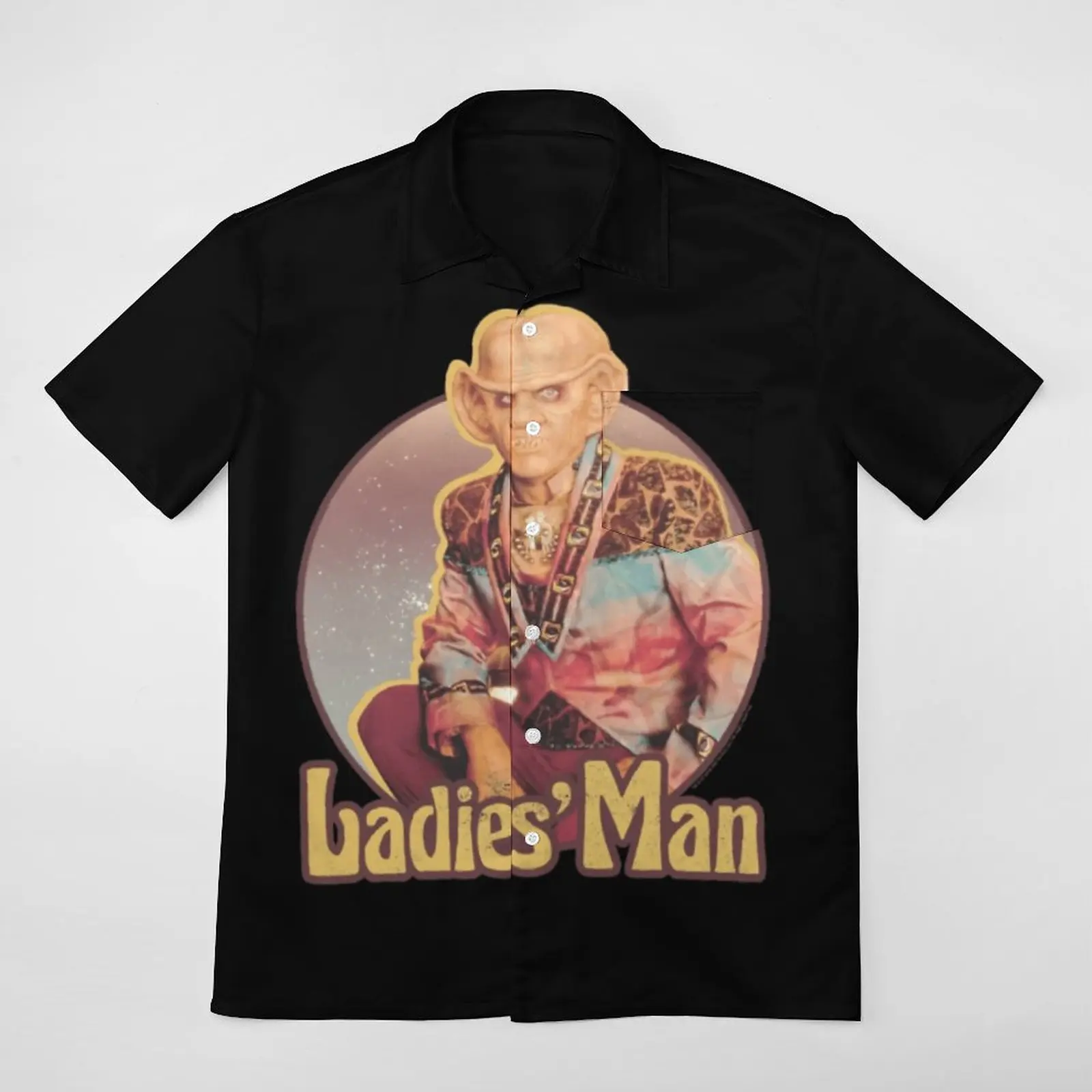 

Trek And The Stars Deep Space Nine Ladies Man Circle Portrait Tshirt Premium Coordinates Top Quality A Short Sleeved Shirt Home
