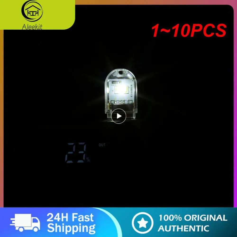 

1~10PCS Mini Portable Led Usb Light 2-24LEDS Book Light Reading Night Light Warm White 5V Power 3000K-7000K For PC Laptop Mobile