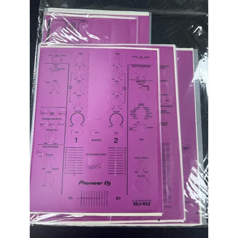 Pioneer XDJ-RX3 PVC Film All-in-One Controller Driver PVC Sticker Panel Non-Iron Plate