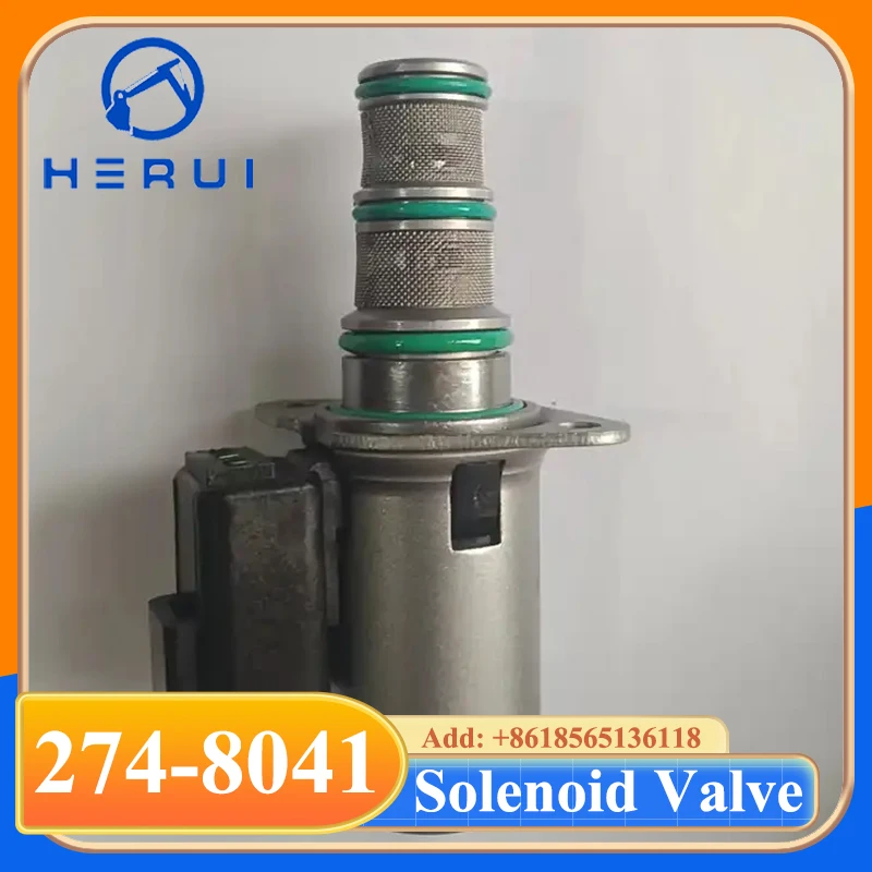 

274-8041 2748041 12V Solenoid Valve For Caterpillar Cat Loader 420E 428E 430E 420F 450F 901C 902 Machinery Parts