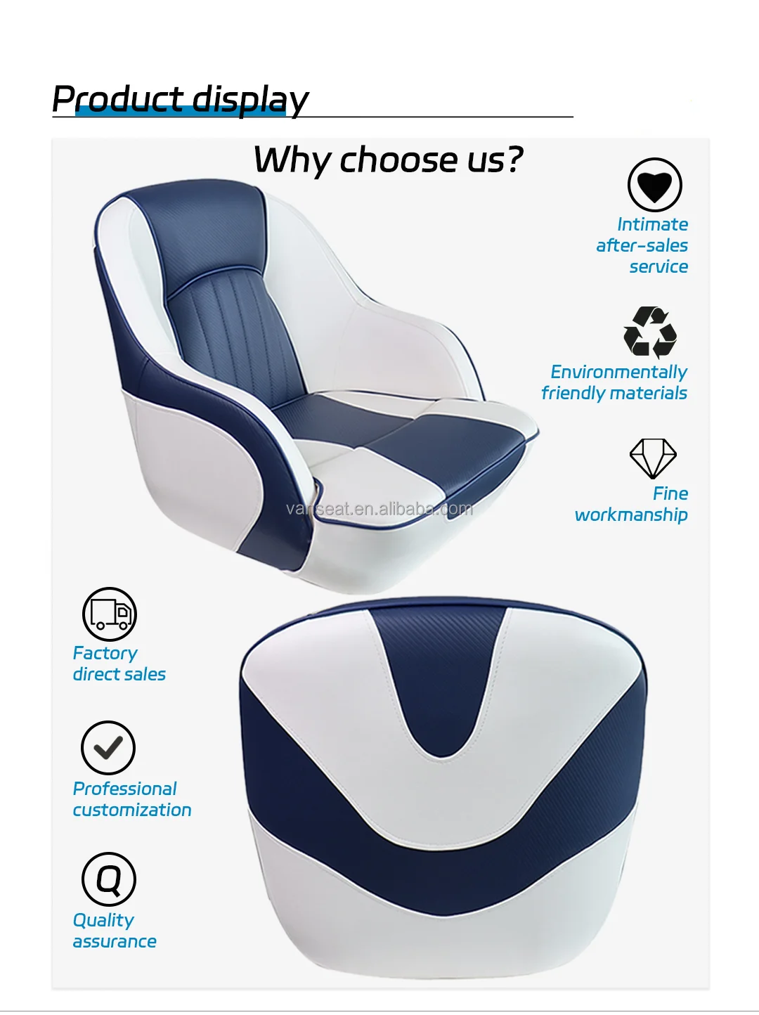 Manufacturer Boat Accessories Other Marine Supplies Most Comfortable Best Marine Boat Bucket Seats for Yacht