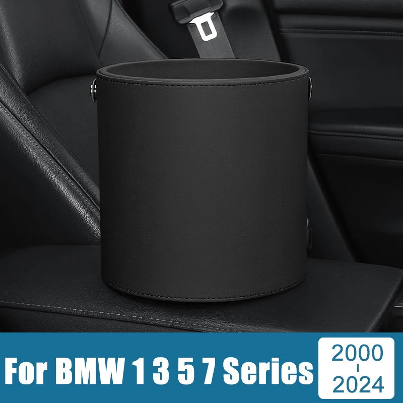 

For BMW 1 3 5 7 Series E81 E87 F20 E46 E90 F30 G20 E36 E92 E91 F31 E60 F10 E61 F11 E65 E66 F01 F02 Car Circular Trash Can Bin