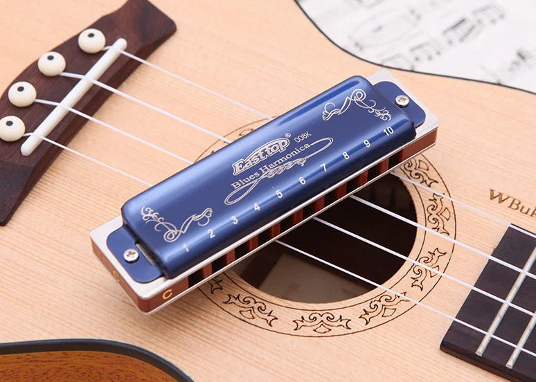 East top Harmonica professional Diatonic Blues Harmonica Mouth Organ for Player Beginner Birthday Gift diatonic harmonica kids harmonica