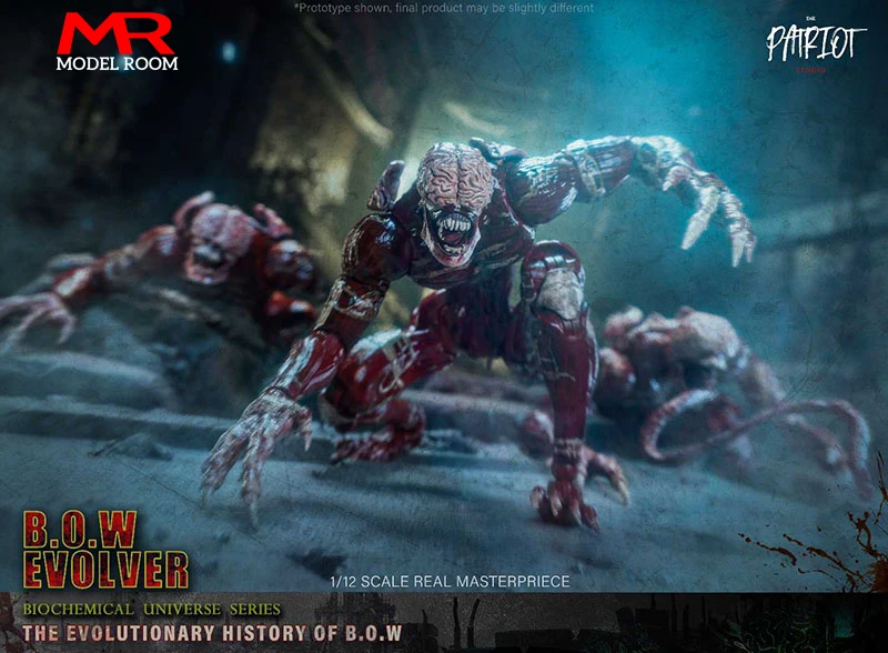 Patriot studio 1/12 B.O.W Evolver Mutated Monster Figure Model