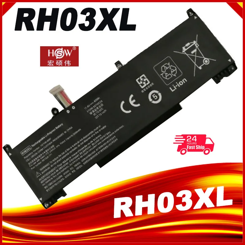 Batteria Per Laptop Rh03Xl Per Hp Probook 430 440 450 630 640 G8 Hstnn-Db0B Ub7X Ib9P Ib9Q Ob1T M01524-2B1