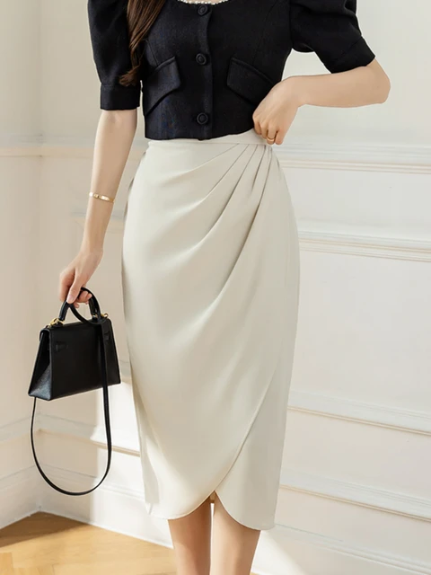 2023 Vintage Split Skirts: Fashionably Irregular