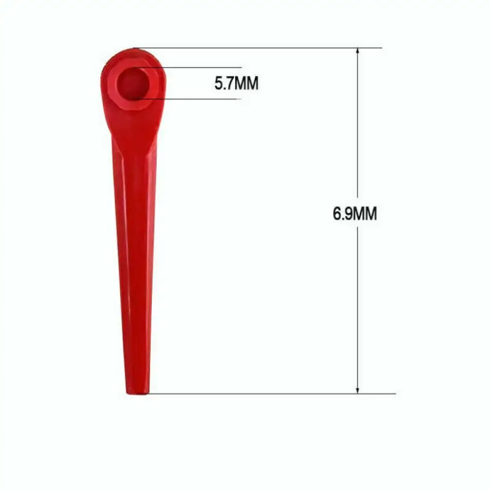 Plastic Red Replacement Blades for Cordless Grass Trimmer