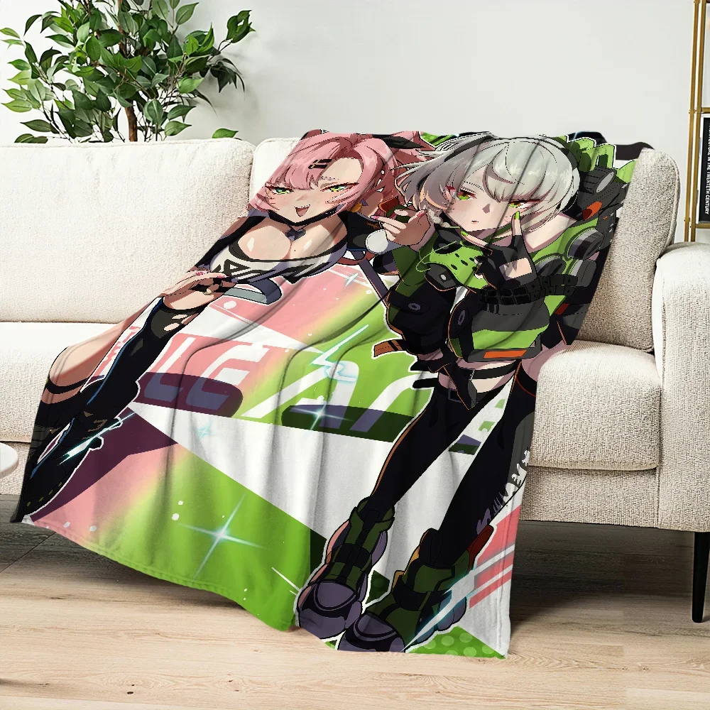 Warm Soft Plush Nap Blankets Sofa rug for Living Room Office Bedroom ZZZ Home Travel Kid Gift Flannel single-sided printed 2