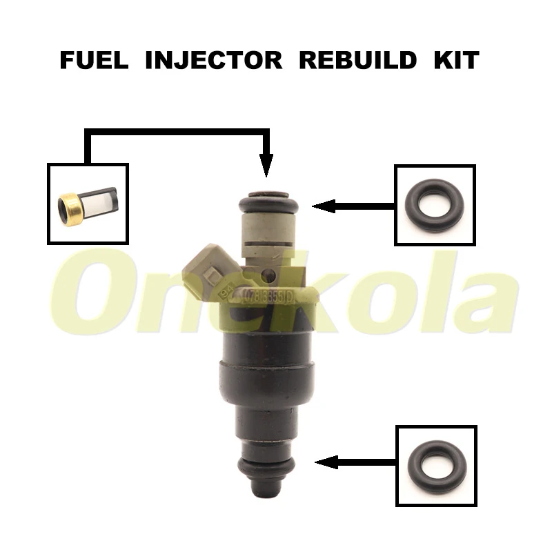 Fuel Injector Service Repair Kit Filters Orings Seals Grommets for AUDI VW 80 100 A4 A6 A8 PASSAT 1.6L 2.6L 2.8 92-01 078133551D