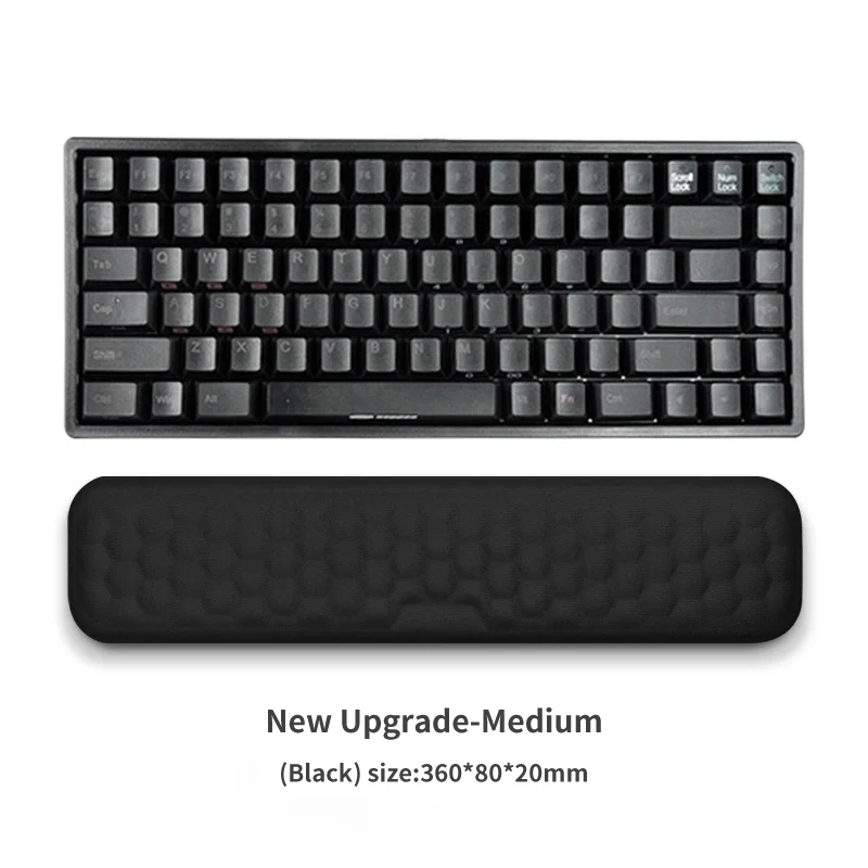 Ergonomic Memory Foam Keyboard and Mouse Wrist Rest Pads